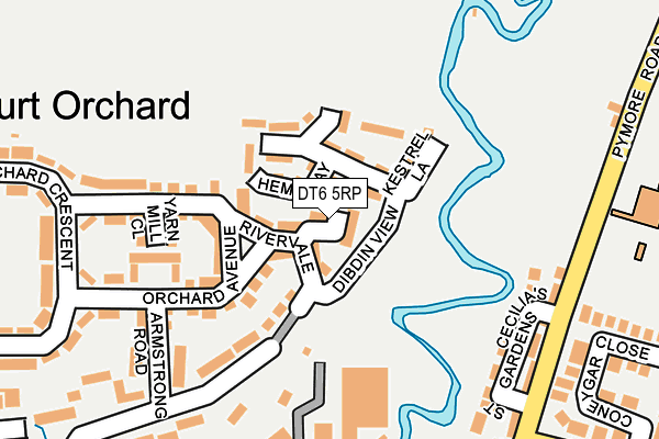 DT6 5RP map - OS OpenMap – Local (Ordnance Survey)