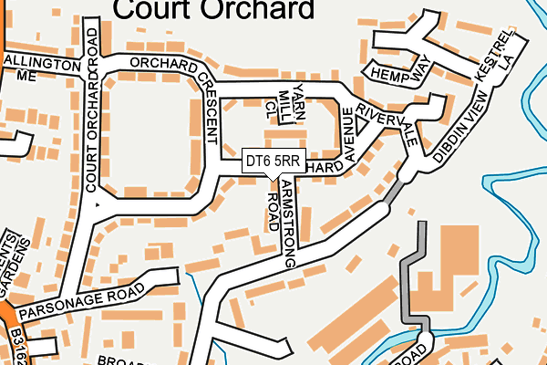 DT6 5RR map - OS OpenMap – Local (Ordnance Survey)