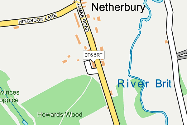 DT6 5RT map - OS OpenMap – Local (Ordnance Survey)