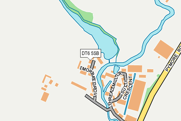 DT6 5SB map - OS OpenMap – Local (Ordnance Survey)