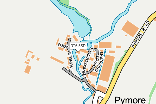 DT6 5SD map - OS OpenMap – Local (Ordnance Survey)