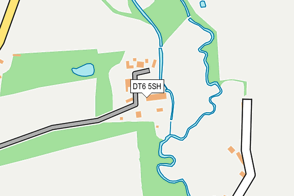DT6 5SH map - OS OpenMap – Local (Ordnance Survey)