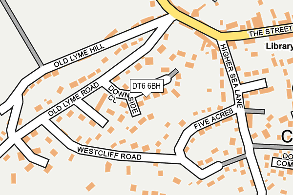 DT6 6BH map - OS OpenMap – Local (Ordnance Survey)