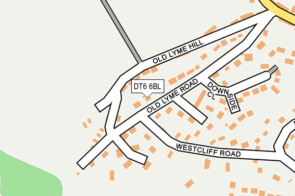 DT6 6BL map - OS OpenMap – Local (Ordnance Survey)