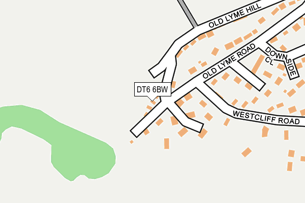 DT6 6BW map - OS OpenMap – Local (Ordnance Survey)
