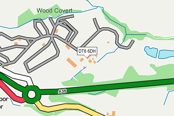 DT6 6DH map - OS OpenMap – Local (Ordnance Survey)