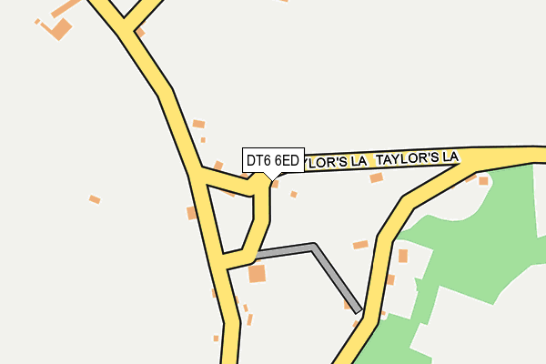 DT6 6ED map - OS OpenMap – Local (Ordnance Survey)