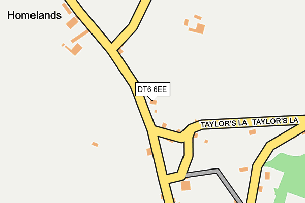 DT6 6EE map - OS OpenMap – Local (Ordnance Survey)