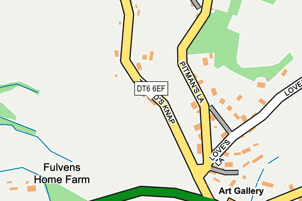 DT6 6EF map - OS OpenMap – Local (Ordnance Survey)