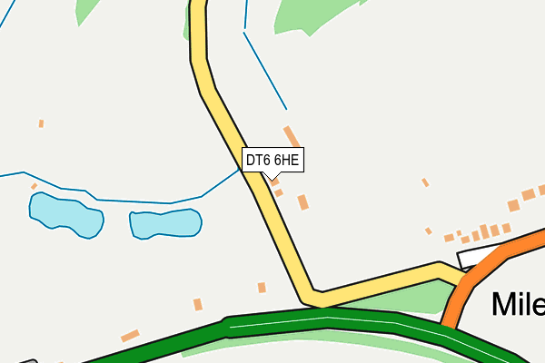 DT6 6HE map - OS OpenMap – Local (Ordnance Survey)