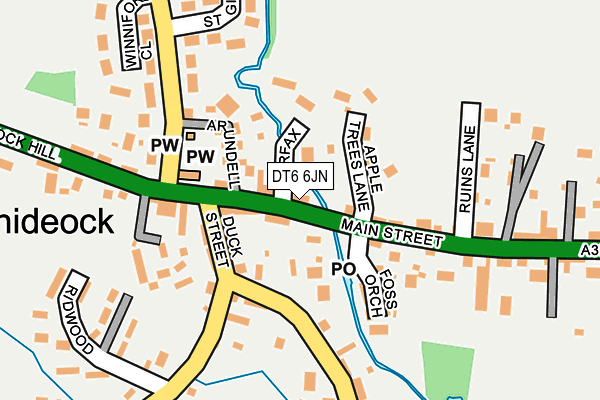 DT6 6JN map - OS OpenMap – Local (Ordnance Survey)
