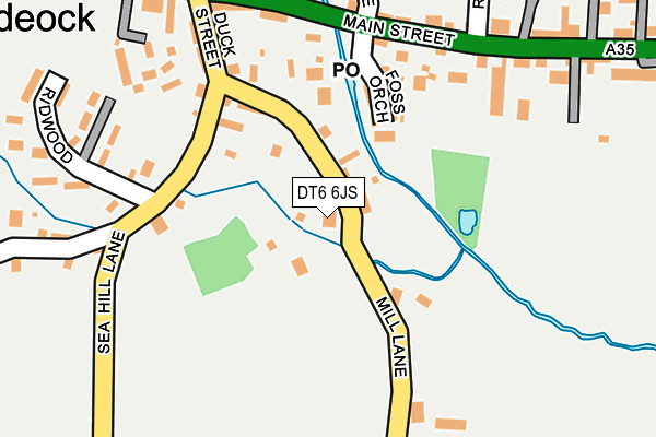 DT6 6JS map - OS OpenMap – Local (Ordnance Survey)