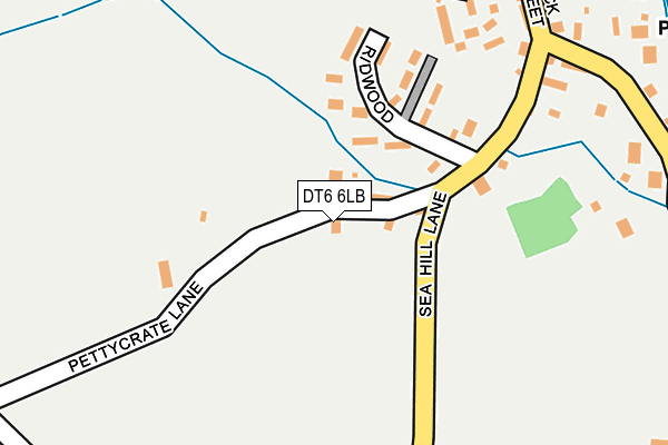 DT6 6LB map - OS OpenMap – Local (Ordnance Survey)