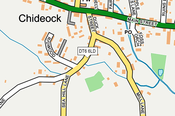 DT6 6LD map - OS OpenMap – Local (Ordnance Survey)