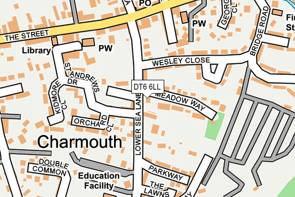 DT6 6LL map - OS OpenMap – Local (Ordnance Survey)