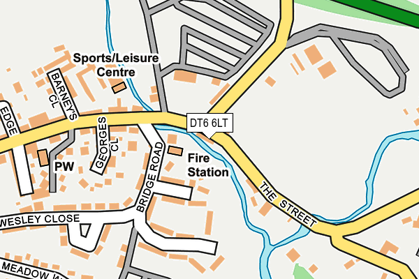 DT6 6LT map - OS OpenMap – Local (Ordnance Survey)
