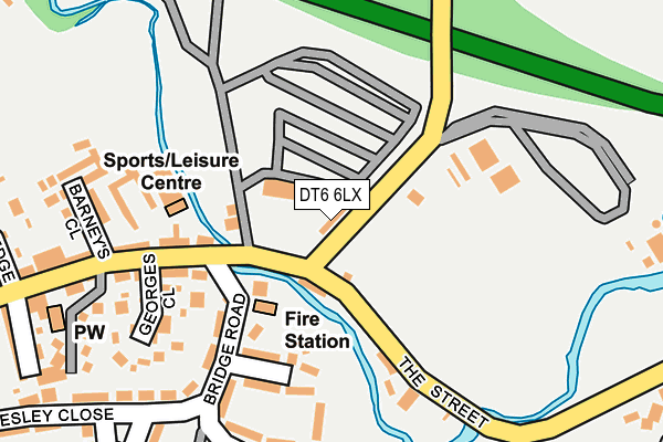 DT6 6LX map - OS OpenMap – Local (Ordnance Survey)