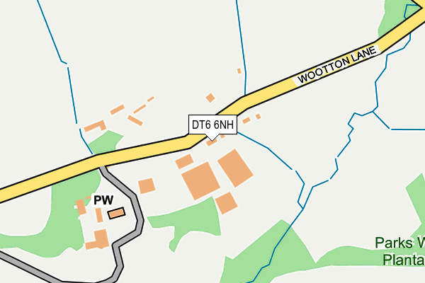 DT6 6NH map - OS OpenMap – Local (Ordnance Survey)