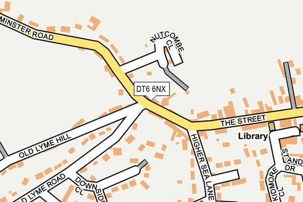 DT6 6NX map - OS OpenMap – Local (Ordnance Survey)