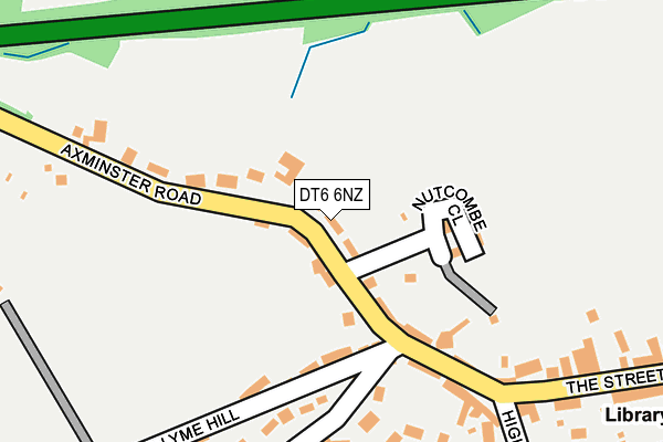 DT6 6NZ map - OS OpenMap – Local (Ordnance Survey)