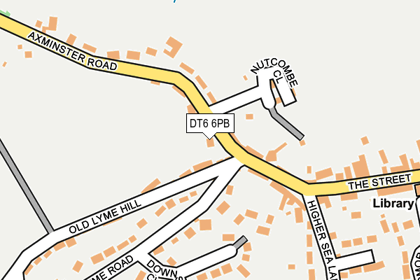 DT6 6PB map - OS OpenMap – Local (Ordnance Survey)