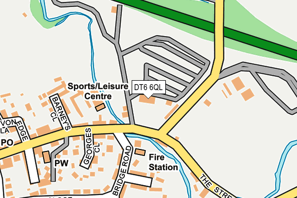 DT6 6QL map - OS OpenMap – Local (Ordnance Survey)