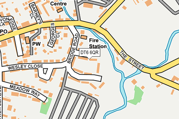 DT6 6QR map - OS OpenMap – Local (Ordnance Survey)