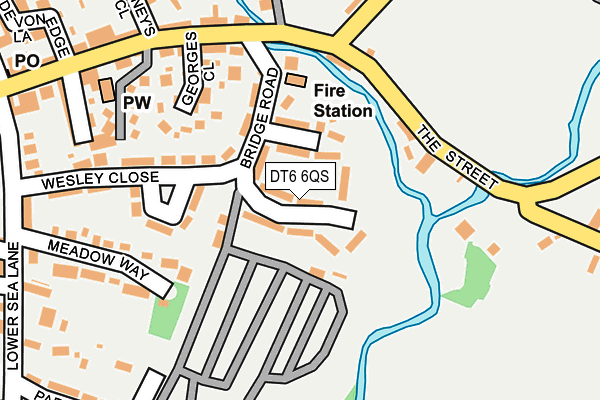 DT6 6QS map - OS OpenMap – Local (Ordnance Survey)