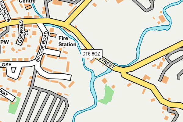 DT6 6QZ map - OS OpenMap – Local (Ordnance Survey)