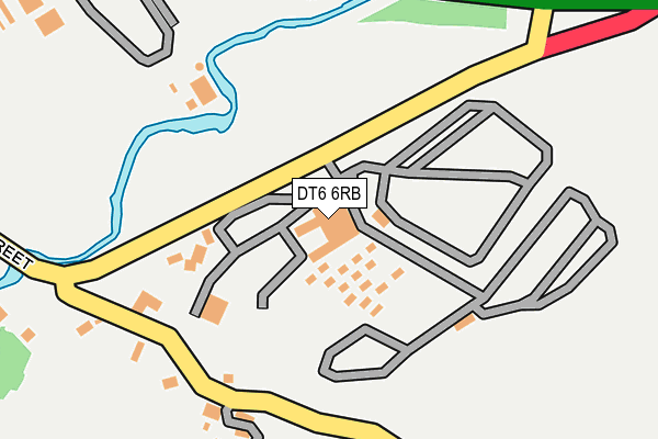 DT6 6RB map - OS OpenMap – Local (Ordnance Survey)