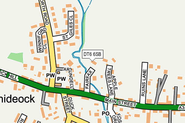 DT6 6SB map - OS OpenMap – Local (Ordnance Survey)