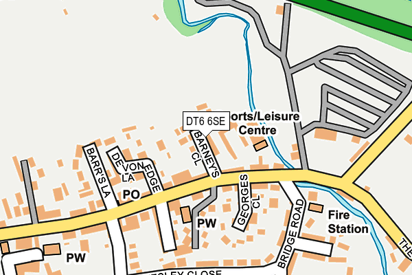 DT6 6SE map - OS OpenMap – Local (Ordnance Survey)