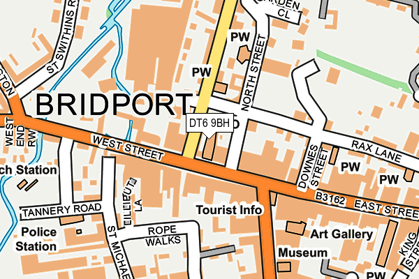 DT6 9BH map - OS OpenMap – Local (Ordnance Survey)