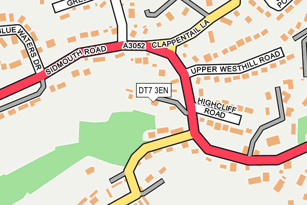 DT7 3EN map - OS OpenMap – Local (Ordnance Survey)