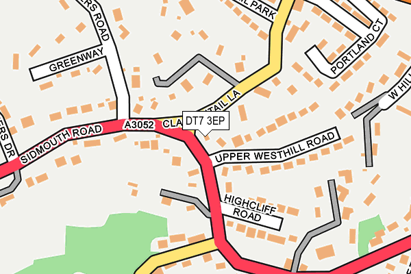DT7 3EP map - OS OpenMap – Local (Ordnance Survey)