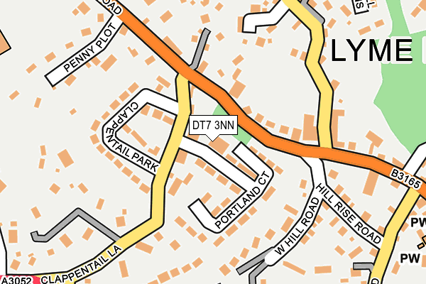 DT7 3NN map - OS OpenMap – Local (Ordnance Survey)