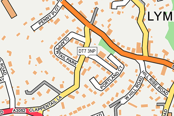 DT7 3NP map - OS OpenMap – Local (Ordnance Survey)