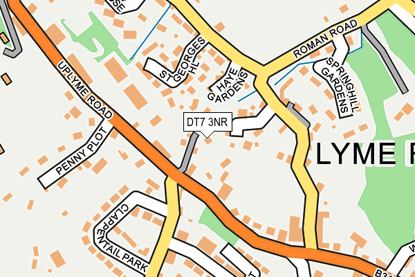 DT7 3NR map - OS OpenMap – Local (Ordnance Survey)