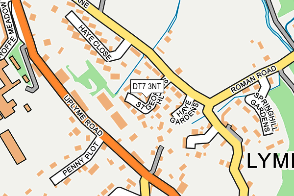 DT7 3NT map - OS OpenMap – Local (Ordnance Survey)