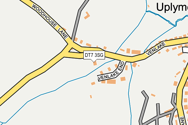 DT7 3SG map - OS OpenMap – Local (Ordnance Survey)