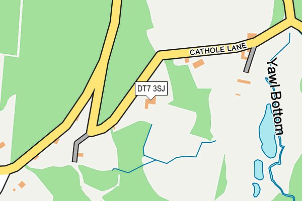DT7 3SJ map - OS OpenMap – Local (Ordnance Survey)