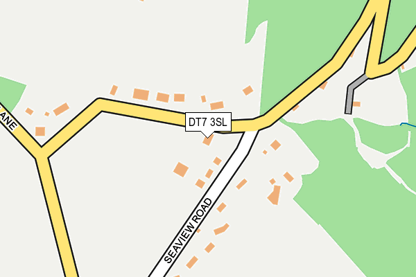 DT7 3SL map - OS OpenMap – Local (Ordnance Survey)