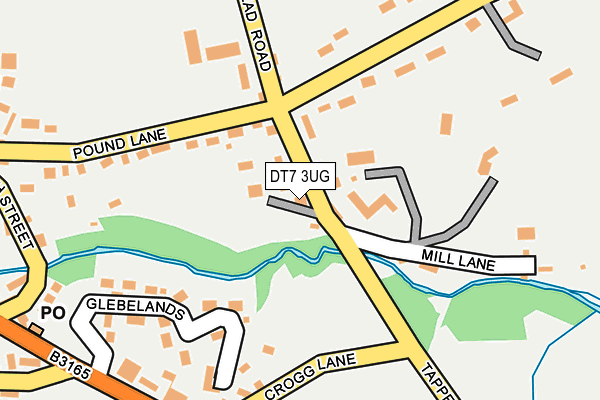 DT7 3UG map - OS OpenMap – Local (Ordnance Survey)