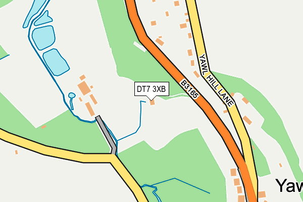 DT7 3XB map - OS OpenMap – Local (Ordnance Survey)