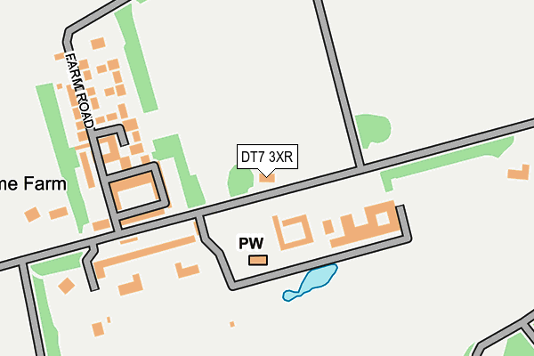 DT7 3XR map - OS OpenMap – Local (Ordnance Survey)