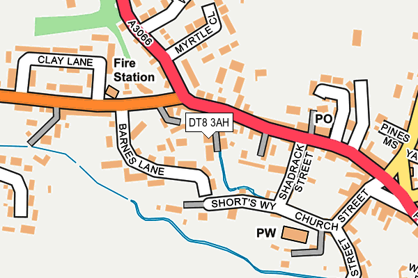 DT8 3AH map - OS OpenMap – Local (Ordnance Survey)