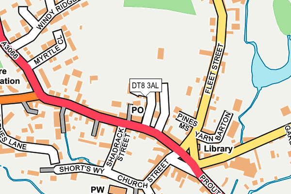 DT8 3AL map - OS OpenMap – Local (Ordnance Survey)