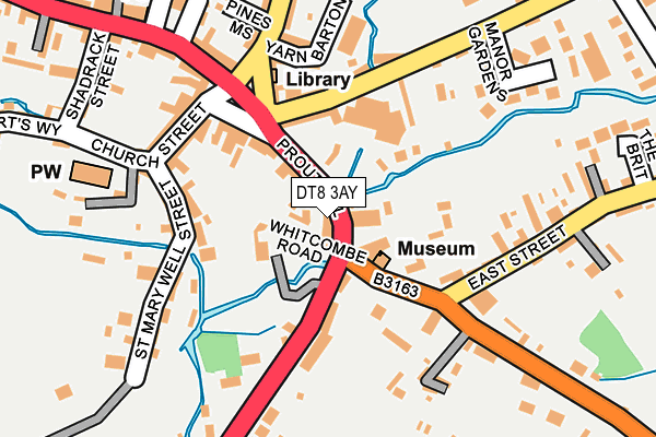 DT8 3AY map - OS OpenMap – Local (Ordnance Survey)