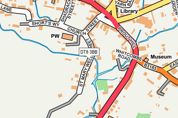 DT8 3BB map - OS OpenMap – Local (Ordnance Survey)