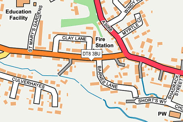 DT8 3BU map - OS OpenMap – Local (Ordnance Survey)